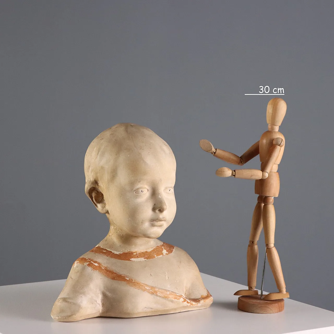 Mezzo busto in ceramica, '900 2