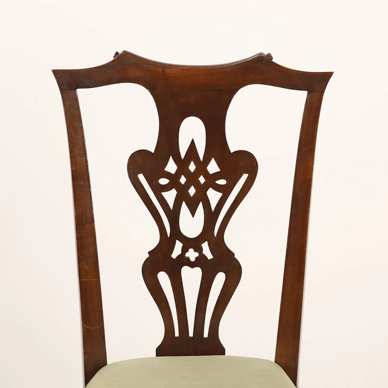 6 Sedie dipinte in noce e faggio, '900 4