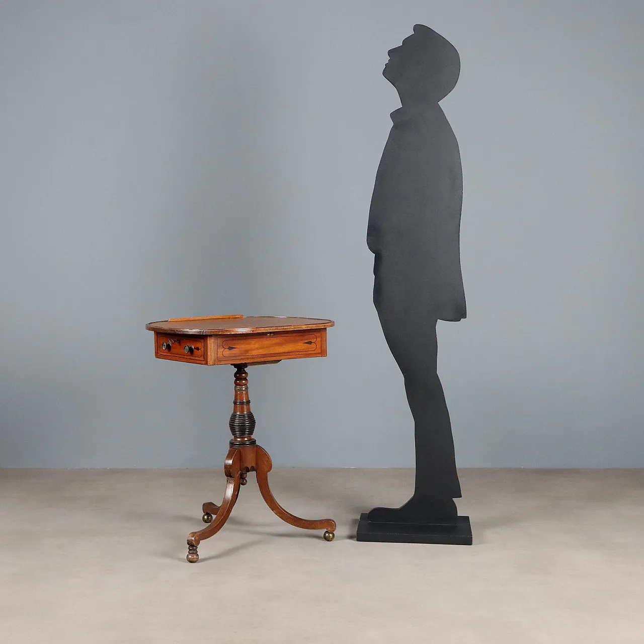 Mahogany and brass coffee table, 19th century 2