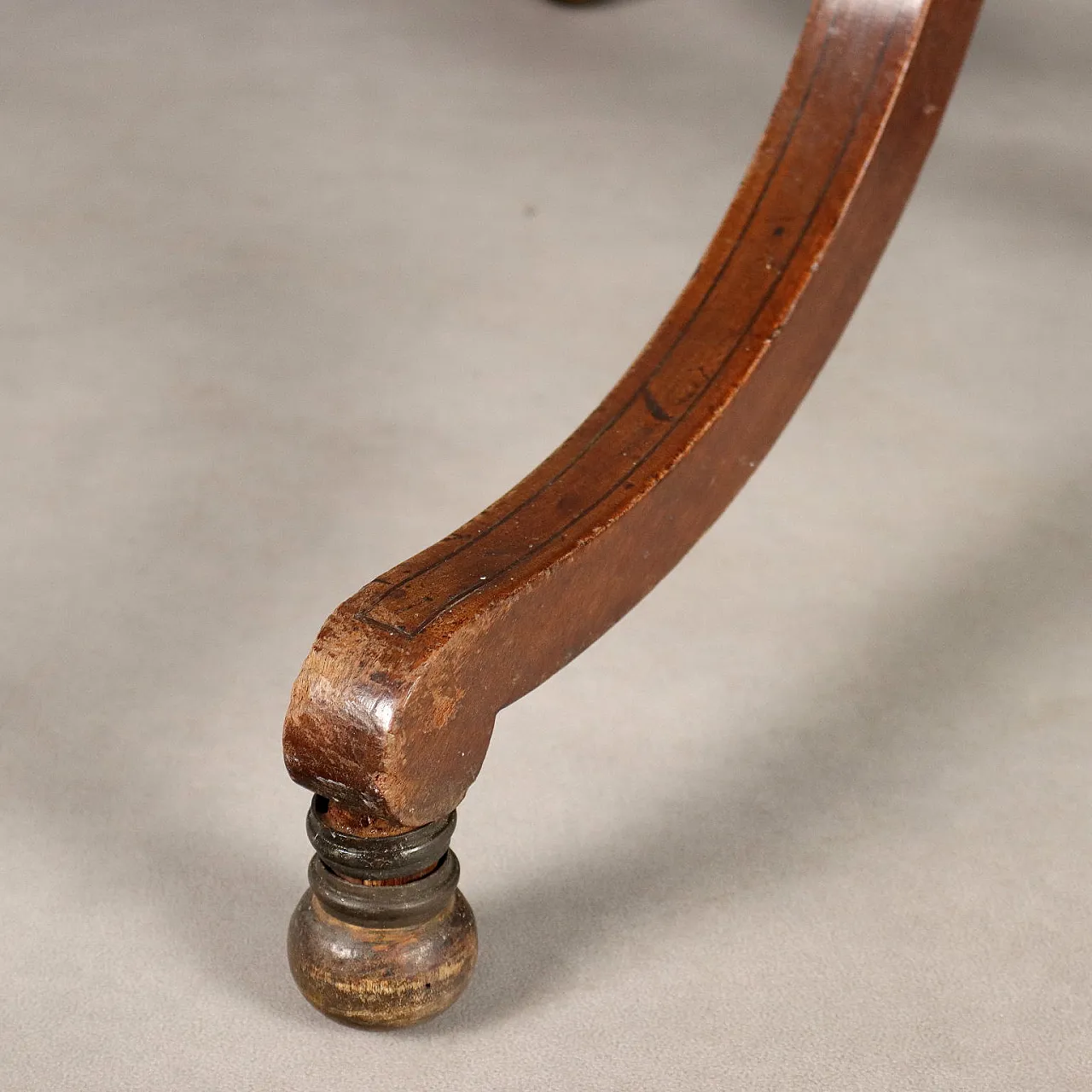 Mahogany and brass coffee table, 19th century 8