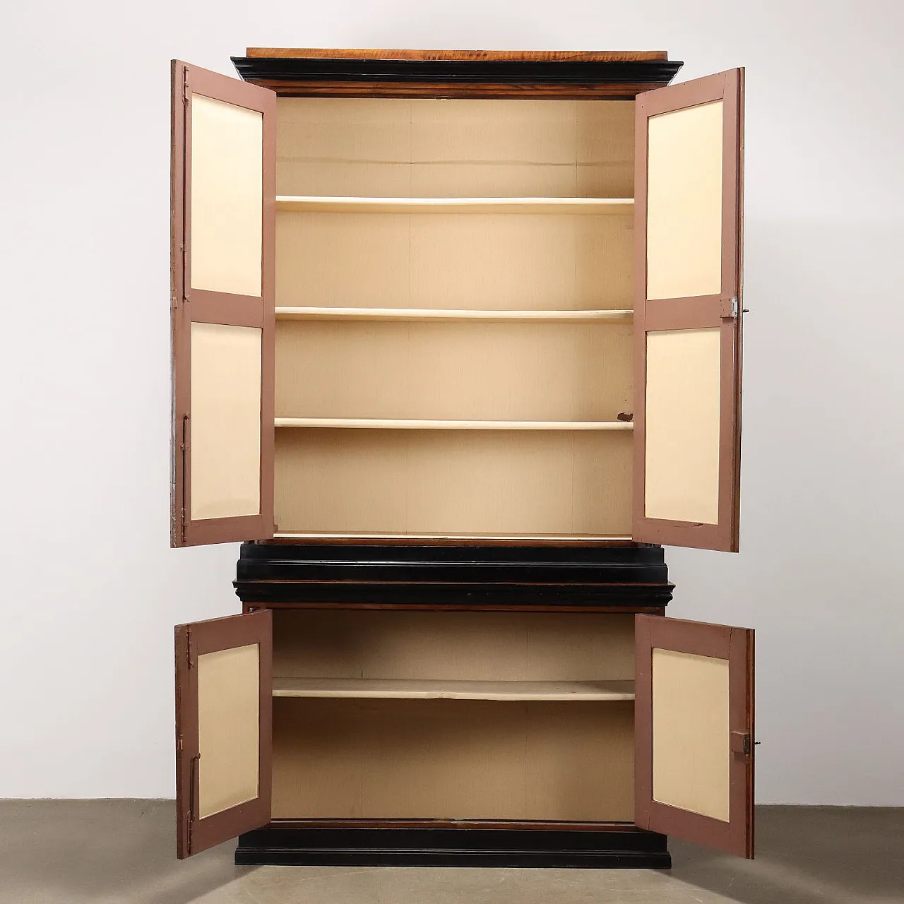 Credenza doppio corpo in legno, '800 3