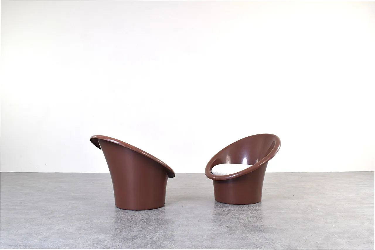 Skopa Lounge Chairs by Ole Gjerløv-Knudsen & Torben Lind for Ikea, 70s 1