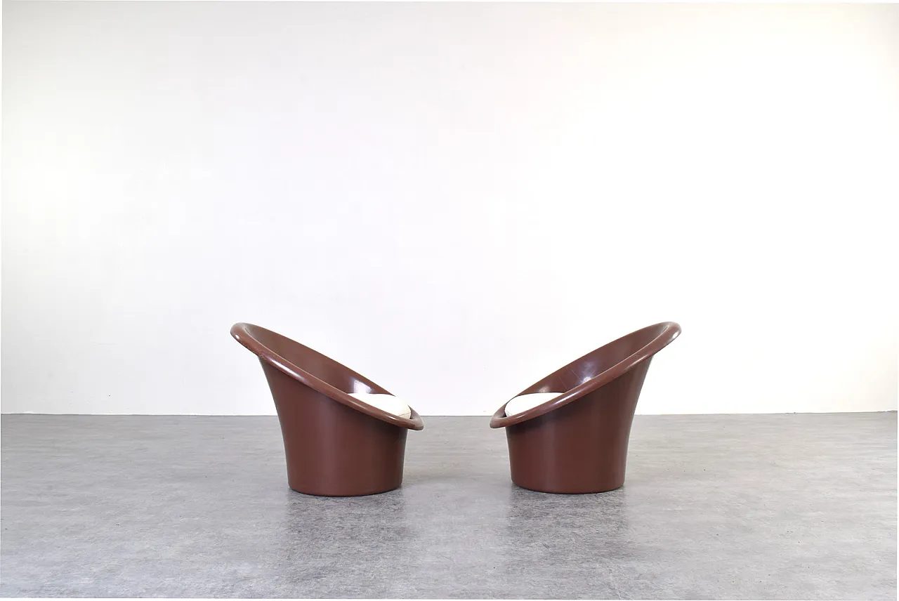 Skopa Lounge Chairs by Ole Gjerløv-Knudsen & Torben Lind for Ikea, 70s 3