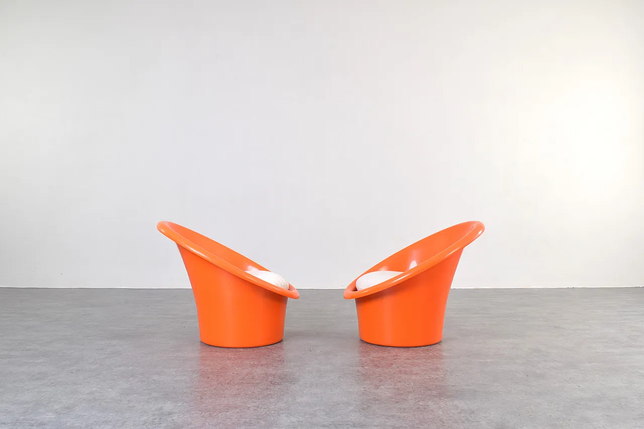 Skopa Lounge Chairs by Ole Gjerløv-Knudsen & Torben Lind for Ikea, 70s 3