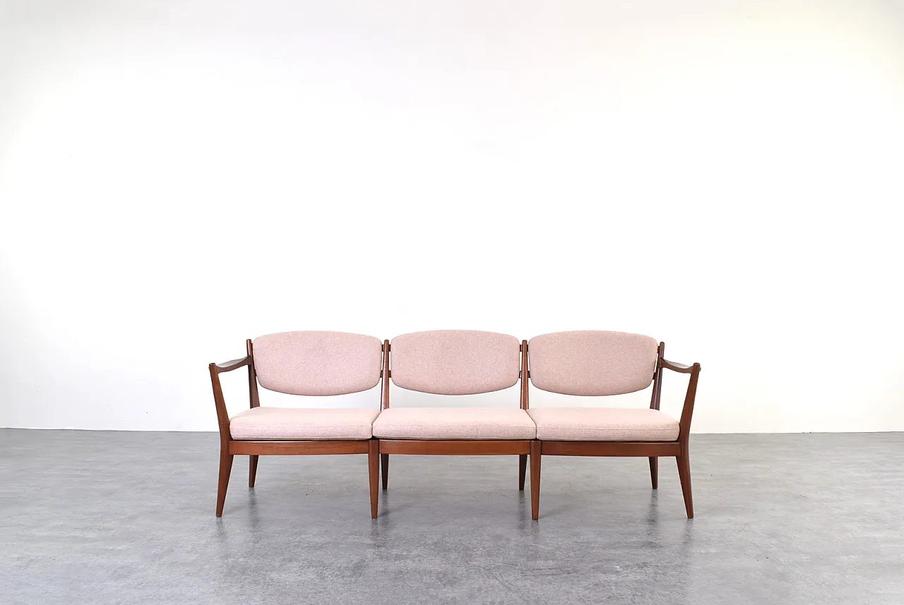 Norwegian sofa by Fredrik A. Kayser & Adolf Relling for Arnestad, 50s 1