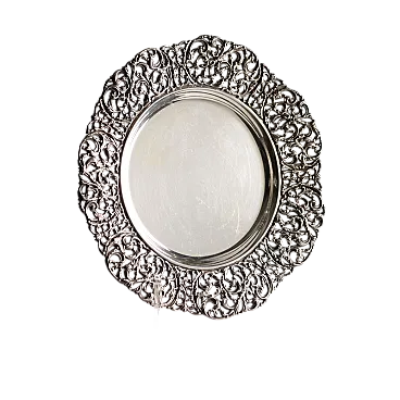 Vassoio in argento, '900