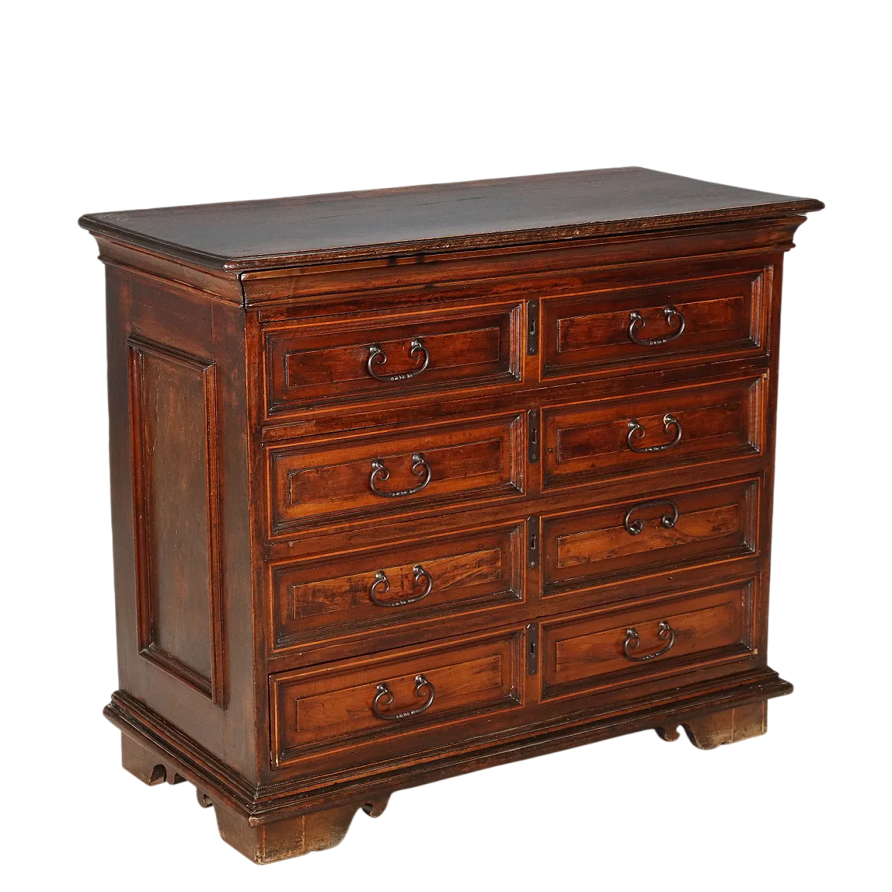 Cassettone barocco in noce, primo '700 11