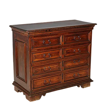 Cassettone barocco in noce, primo '700