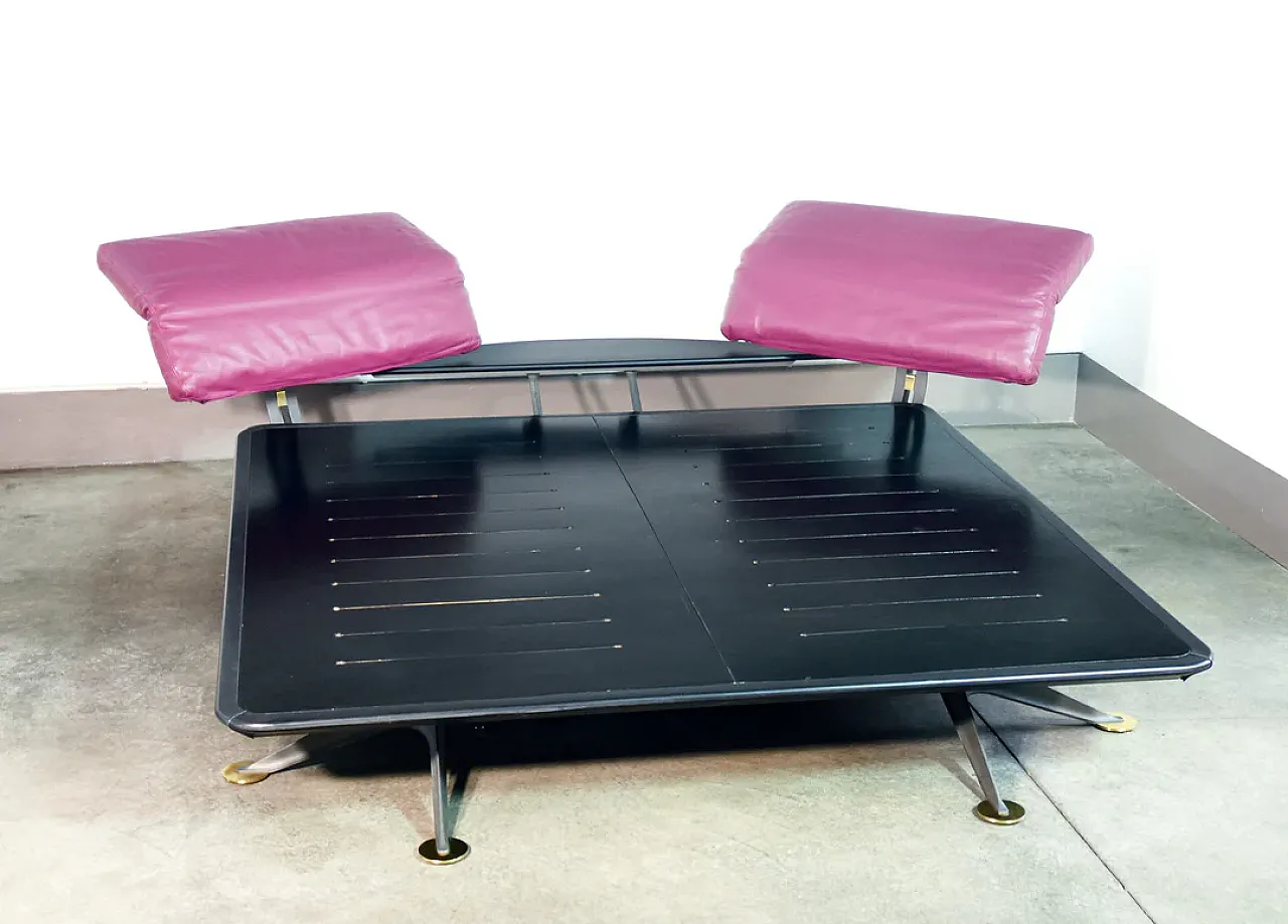 Letto matrimoniale Adia di Paolo Piva per B&B Italia, anni '80 1