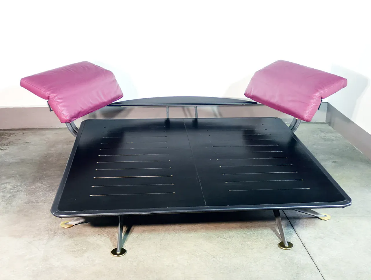 Letto matrimoniale Adia di Paolo Piva per B&B Italia, anni '80 2