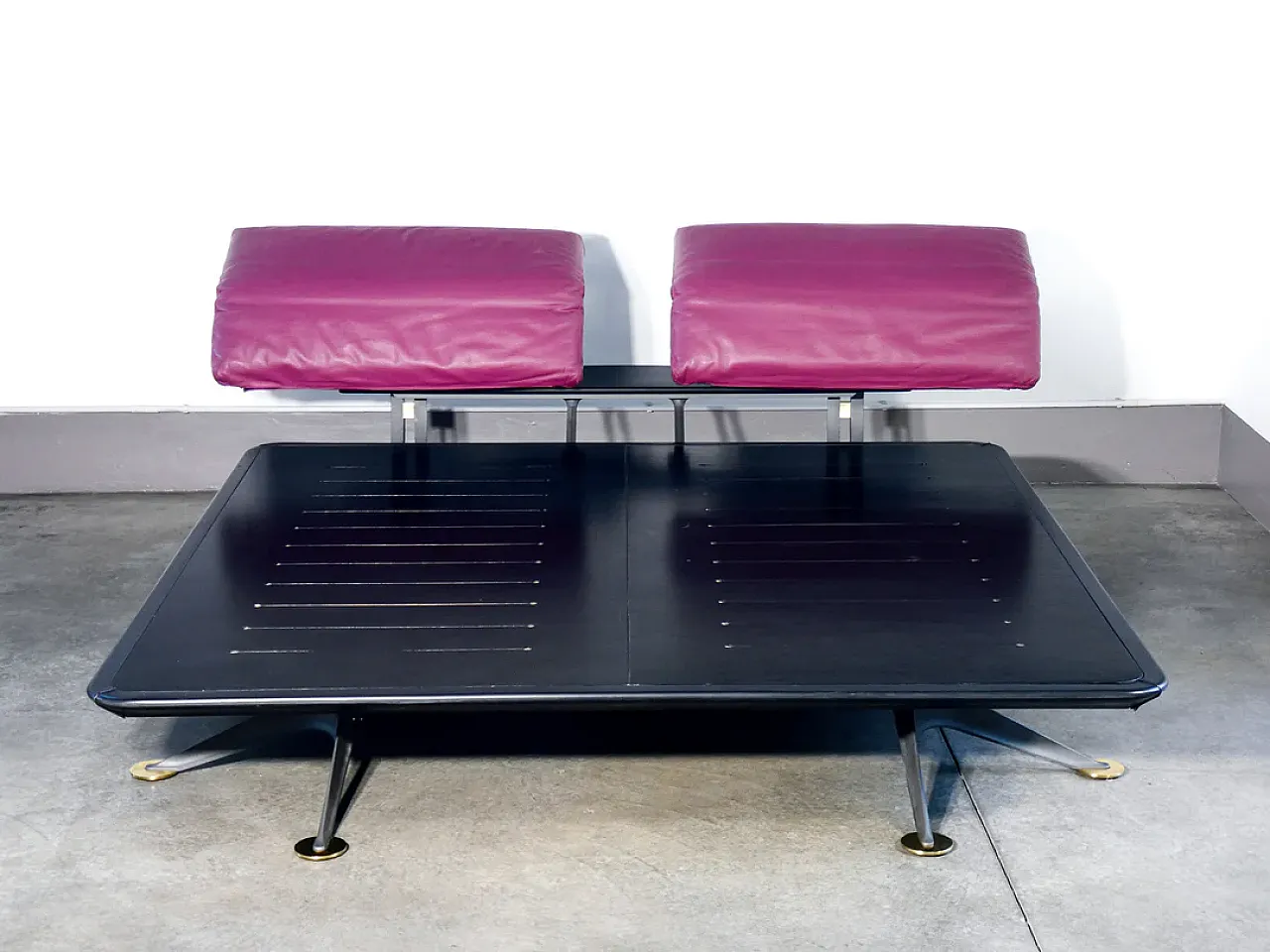 Letto matrimoniale Adia di Paolo Piva per B&B Italia, anni '80 3