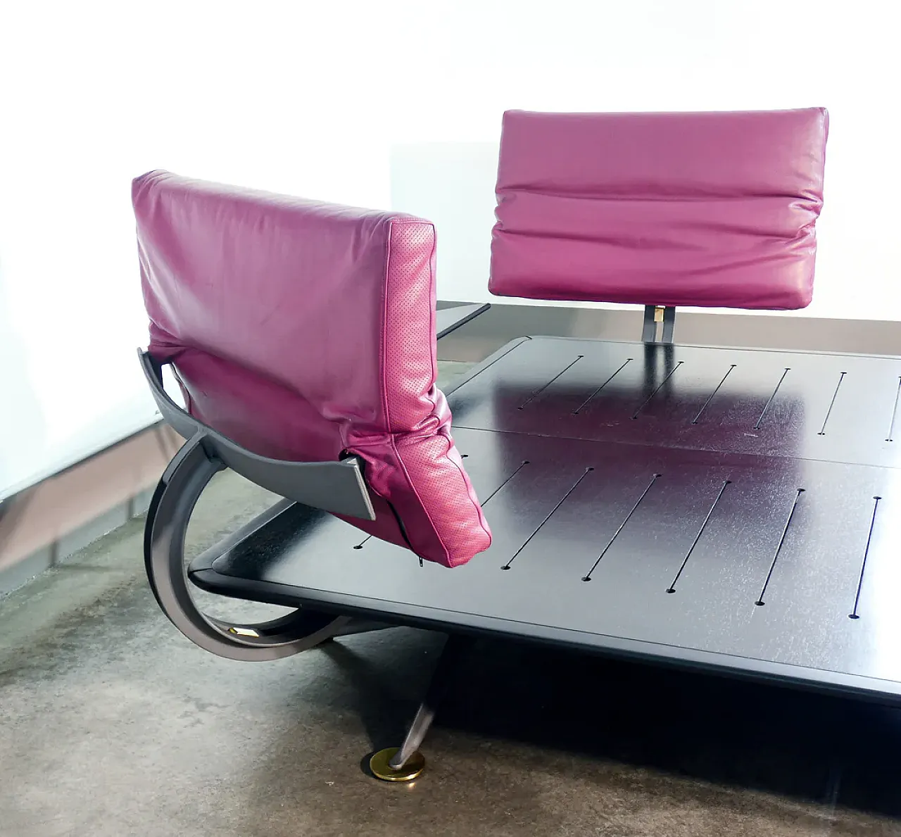 Letto matrimoniale Adia di Paolo Piva per B&B Italia, anni '80 5