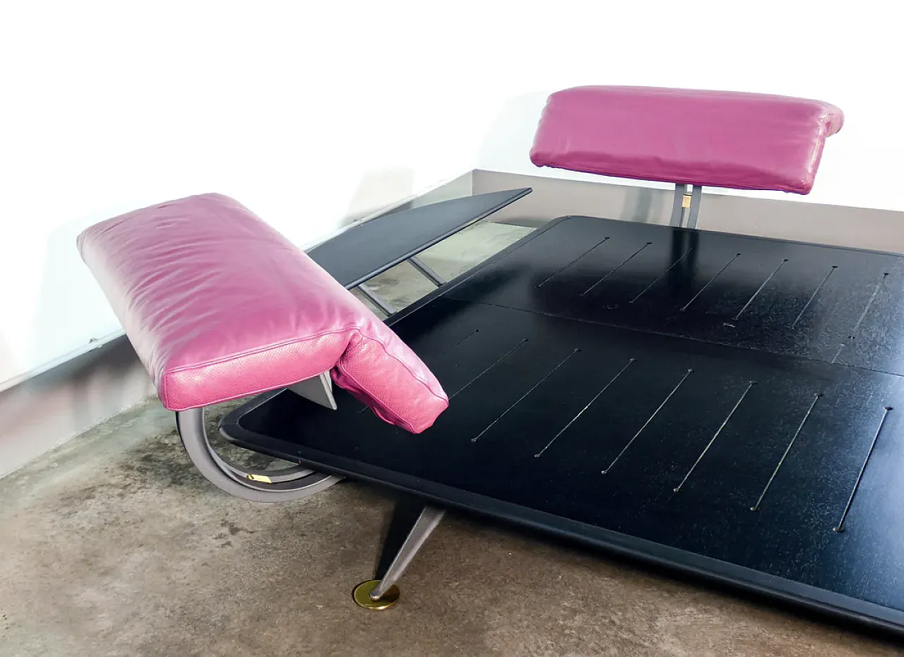 Letto matrimoniale Adia di Paolo Piva per B&B Italia, anni '80 6