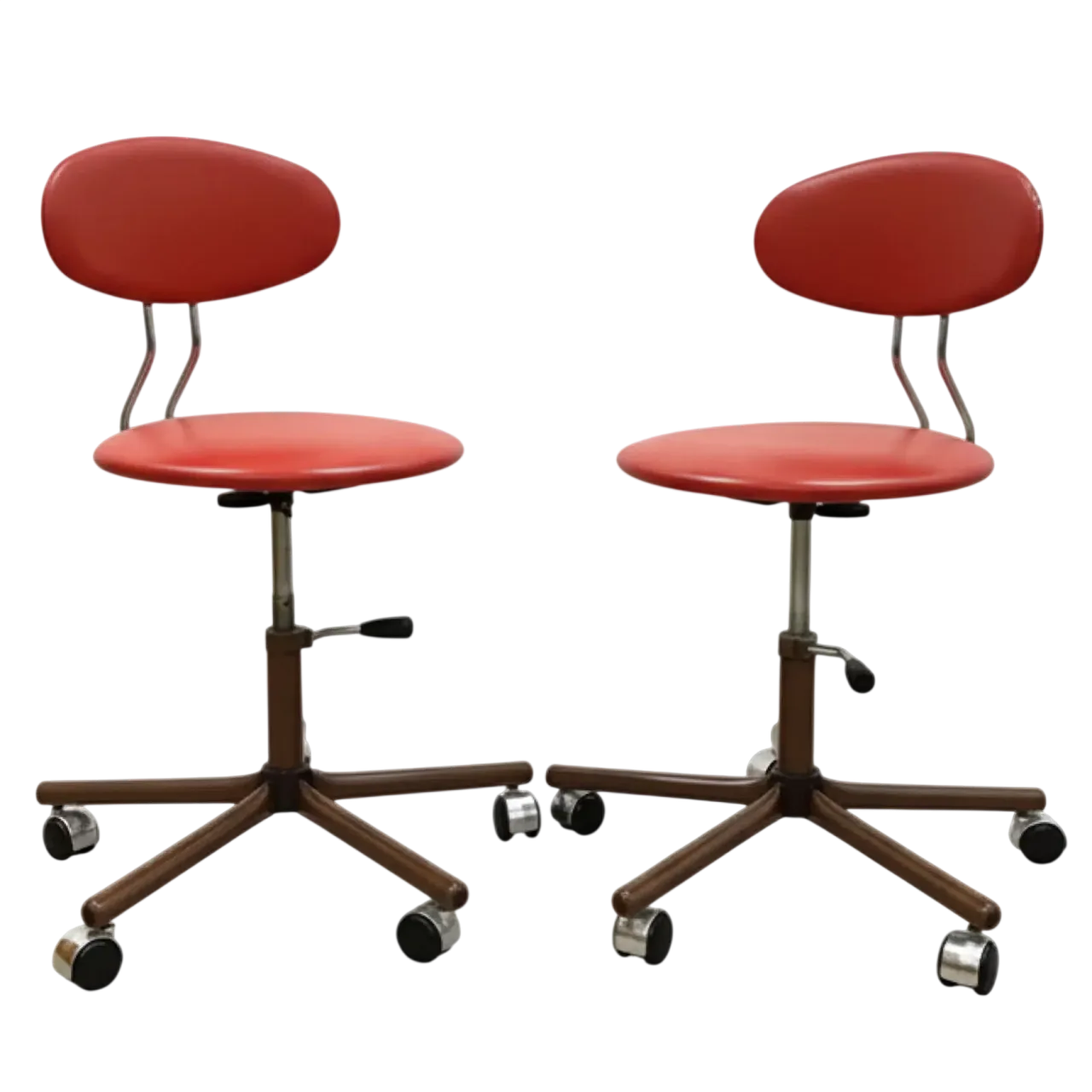 Coppia di sedie girevoli Kovona, anni '70 10