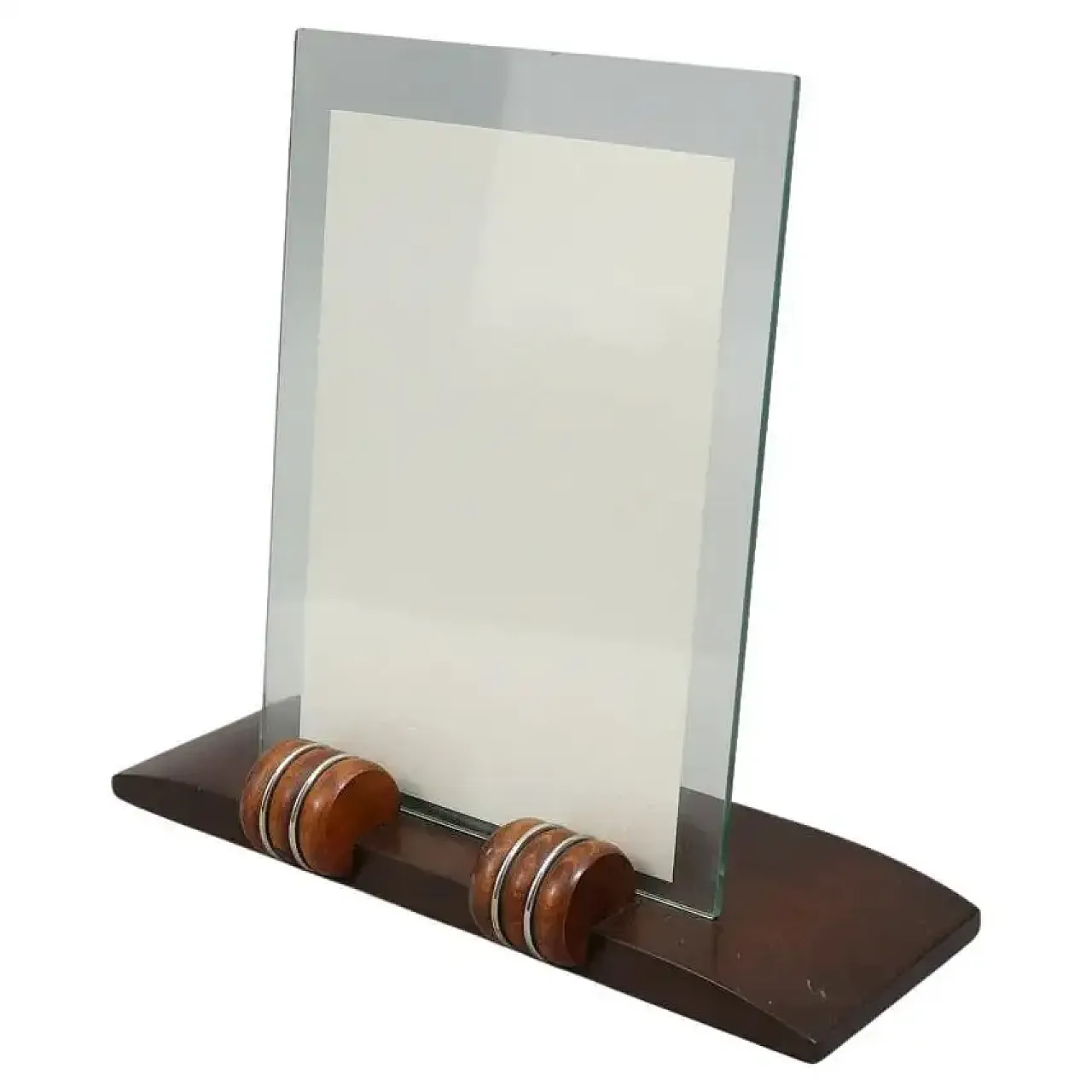 Brass and wood picture frame, 1930s 1