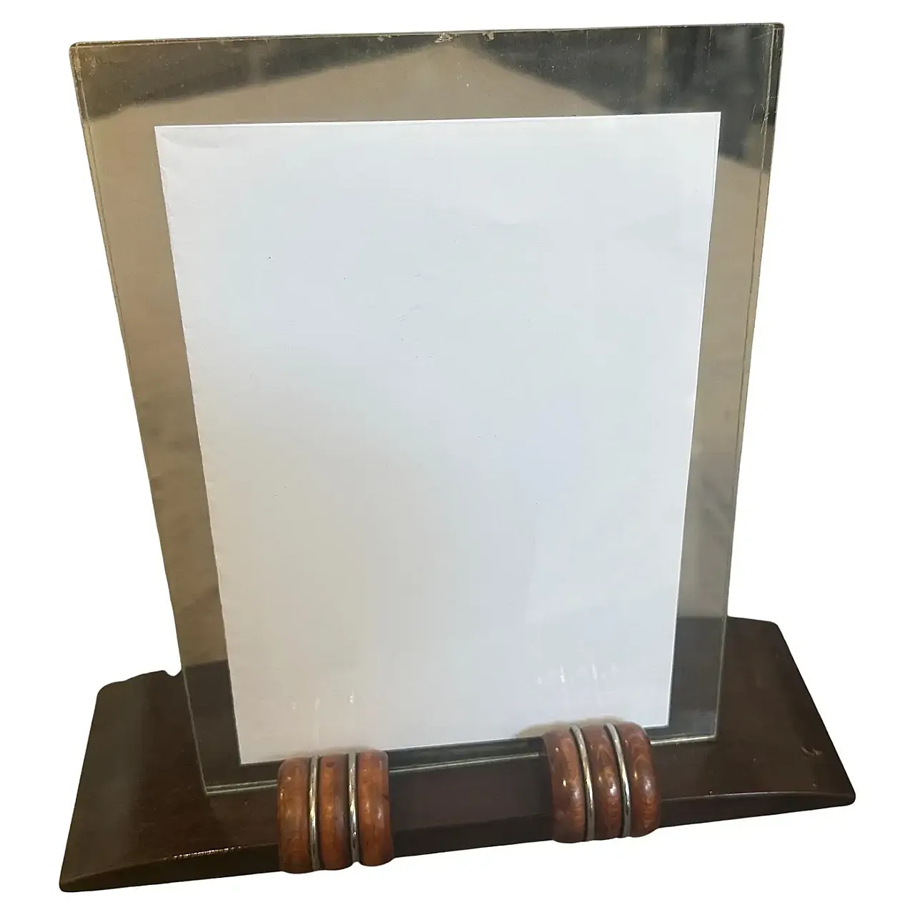 Brass and wood picture frame, 1930s 2