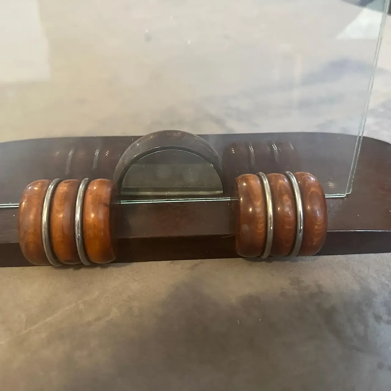 Brass and wood picture frame, 1930s 5