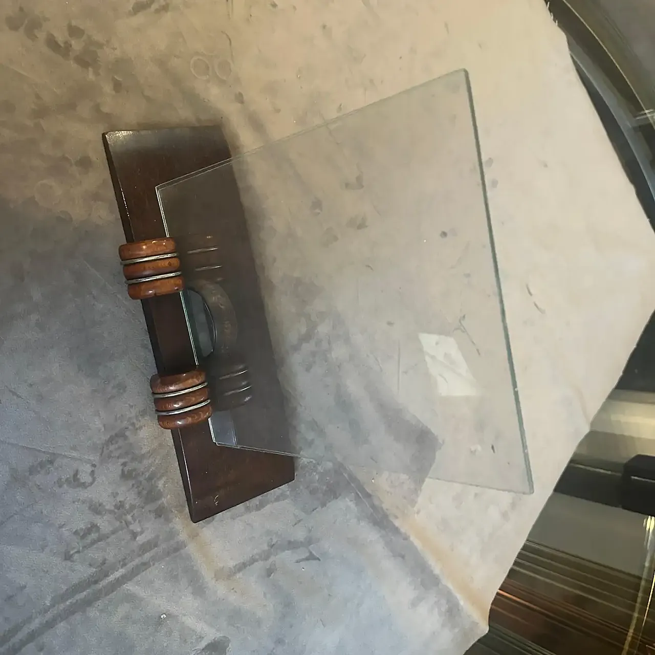 Brass and wood picture frame, 1930s 8