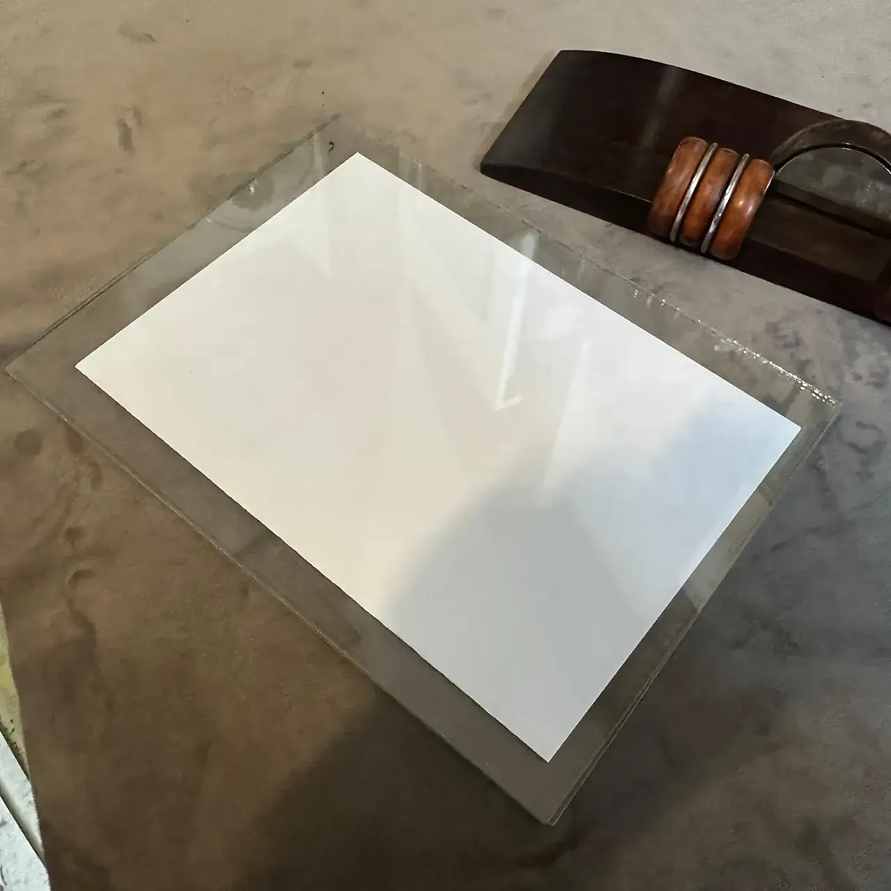 Brass and wood picture frame, 1930s 13