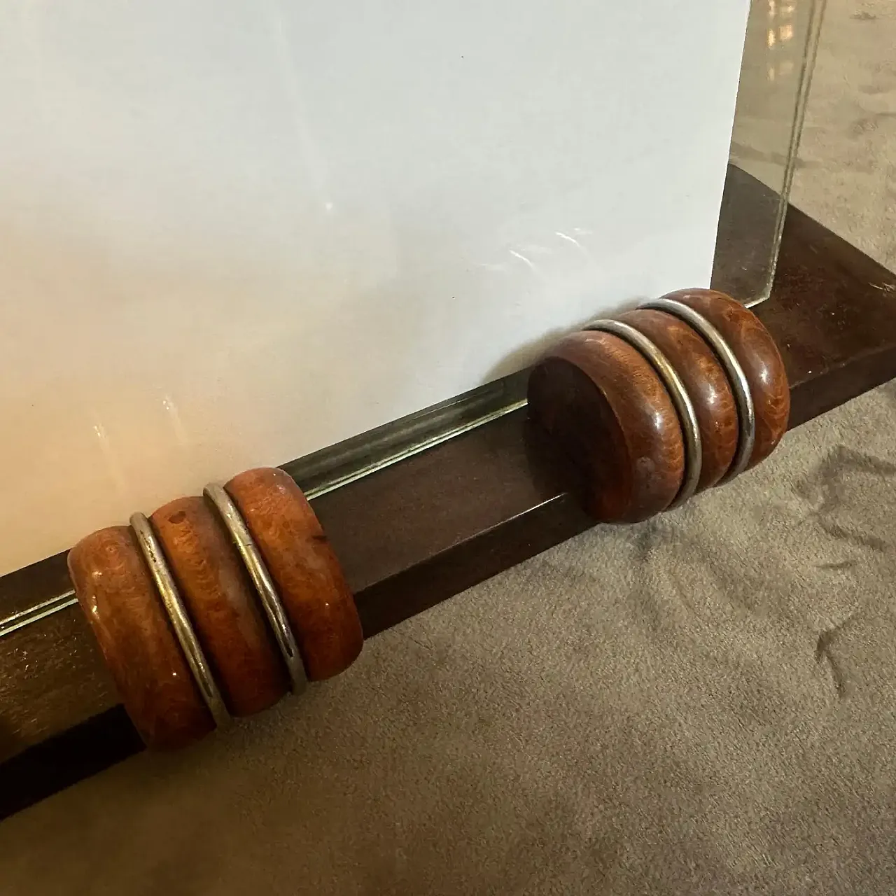 Brass and wood picture frame, 1930s 14