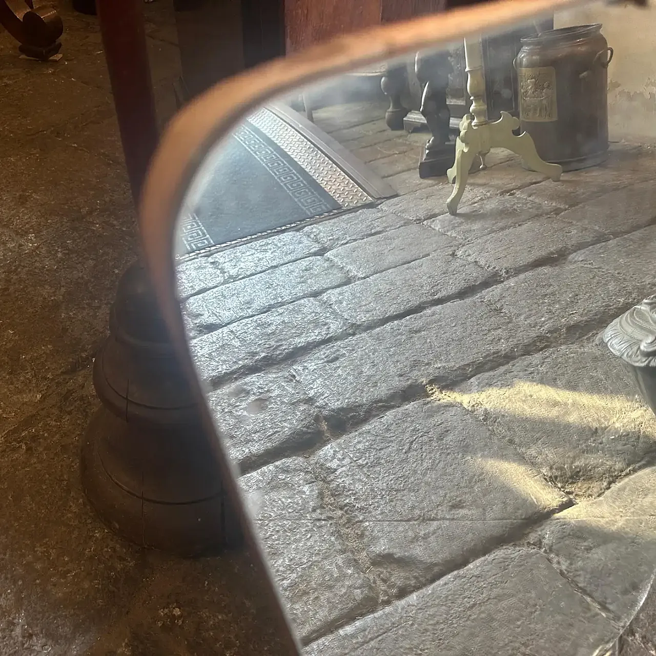 Specchio da parete Mid-Century Modern in ottone di Gio Ponti, anni '40 7