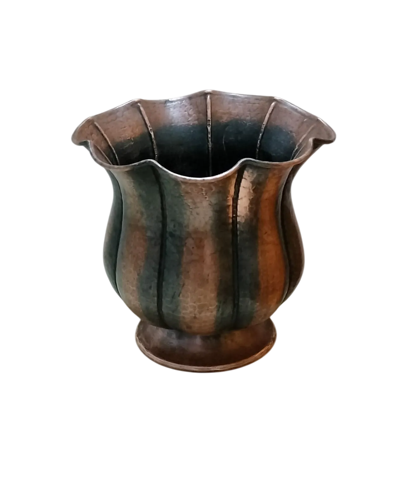 Vaso in rame di Egidio Casagrande, anni '50 7