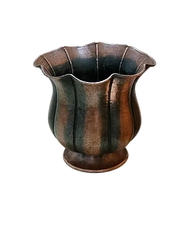 Vaso in rame di Egidio Casagrande, anni '50