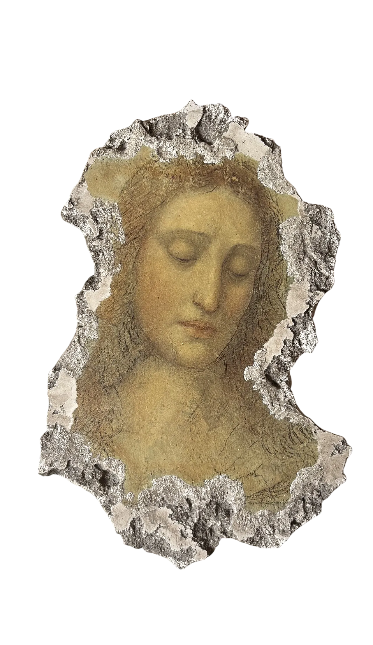 Print on stone Jesus Christ, 70s 4