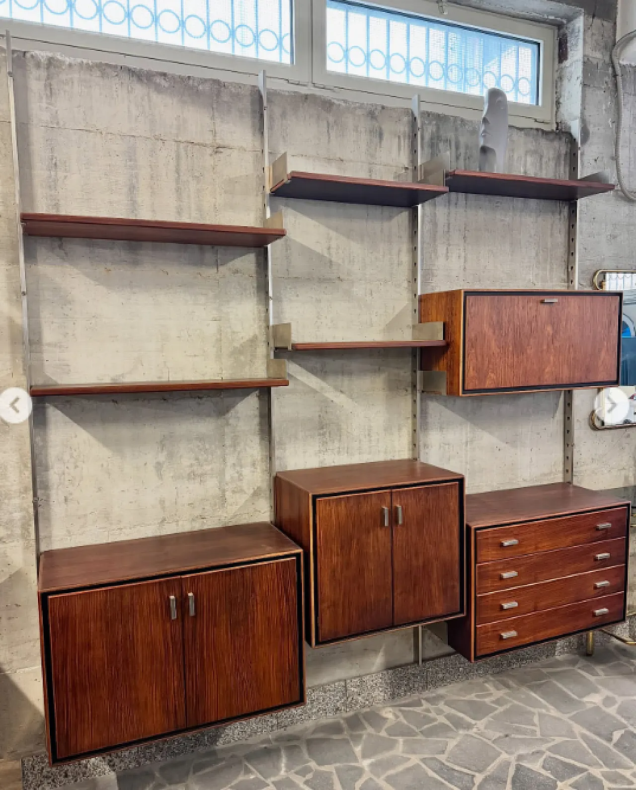 Libreria modulare di Gianni Moscatelli per Formanova, anni '60 2