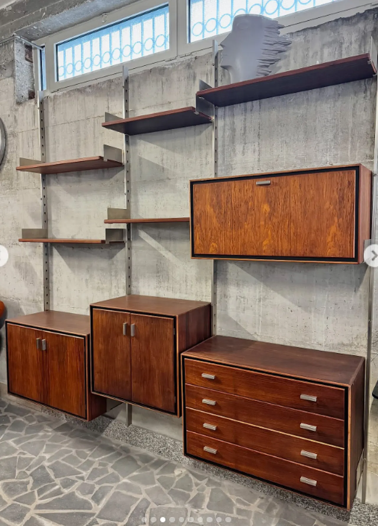 Libreria modulare di Gianni Moscatelli per Formanova, anni '60 3