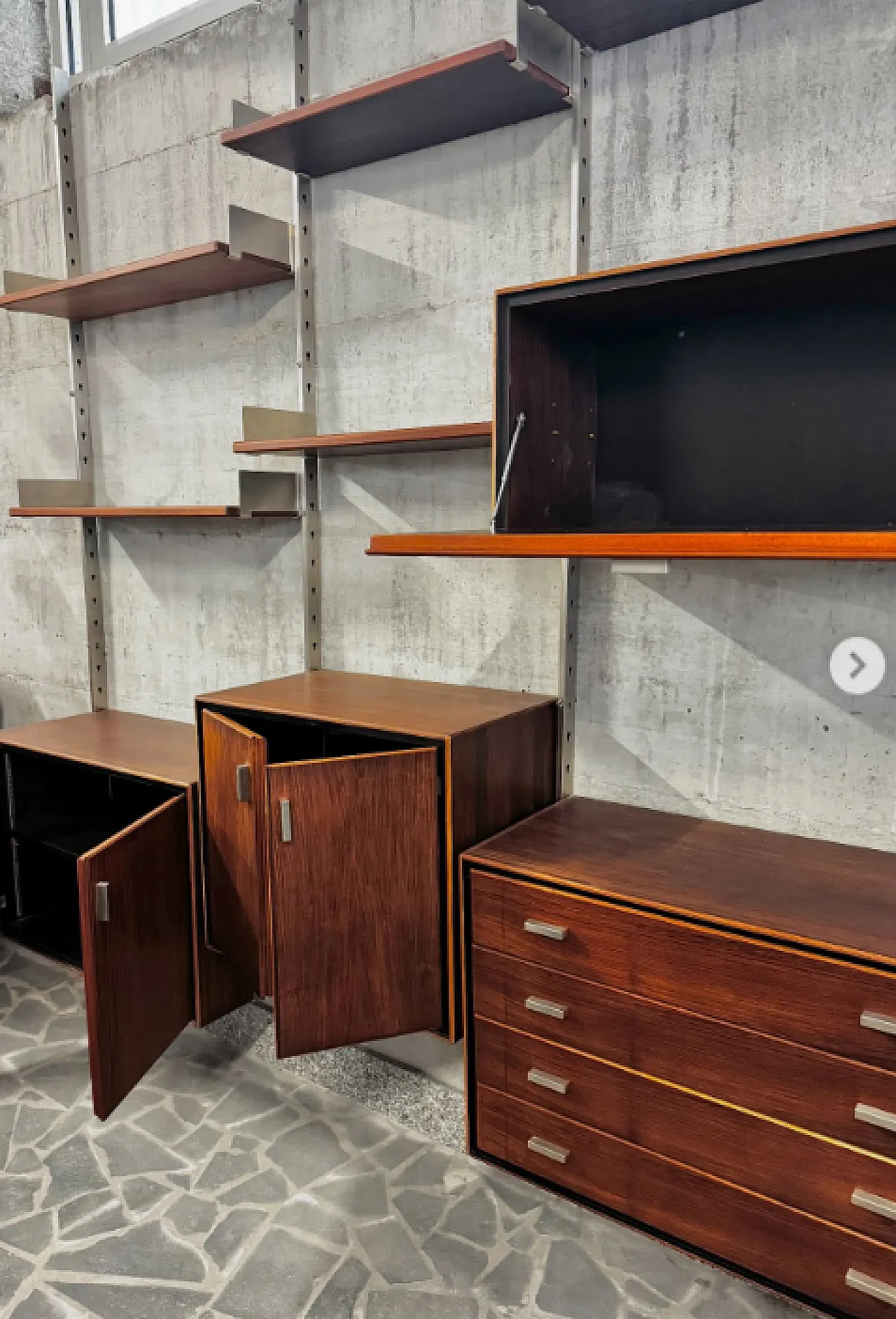 Libreria modulare di Gianni Moscatelli per Formanova, anni '60 4