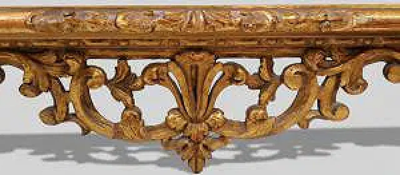 Specchiera in legno scolpito e dorato, tardo '700 8