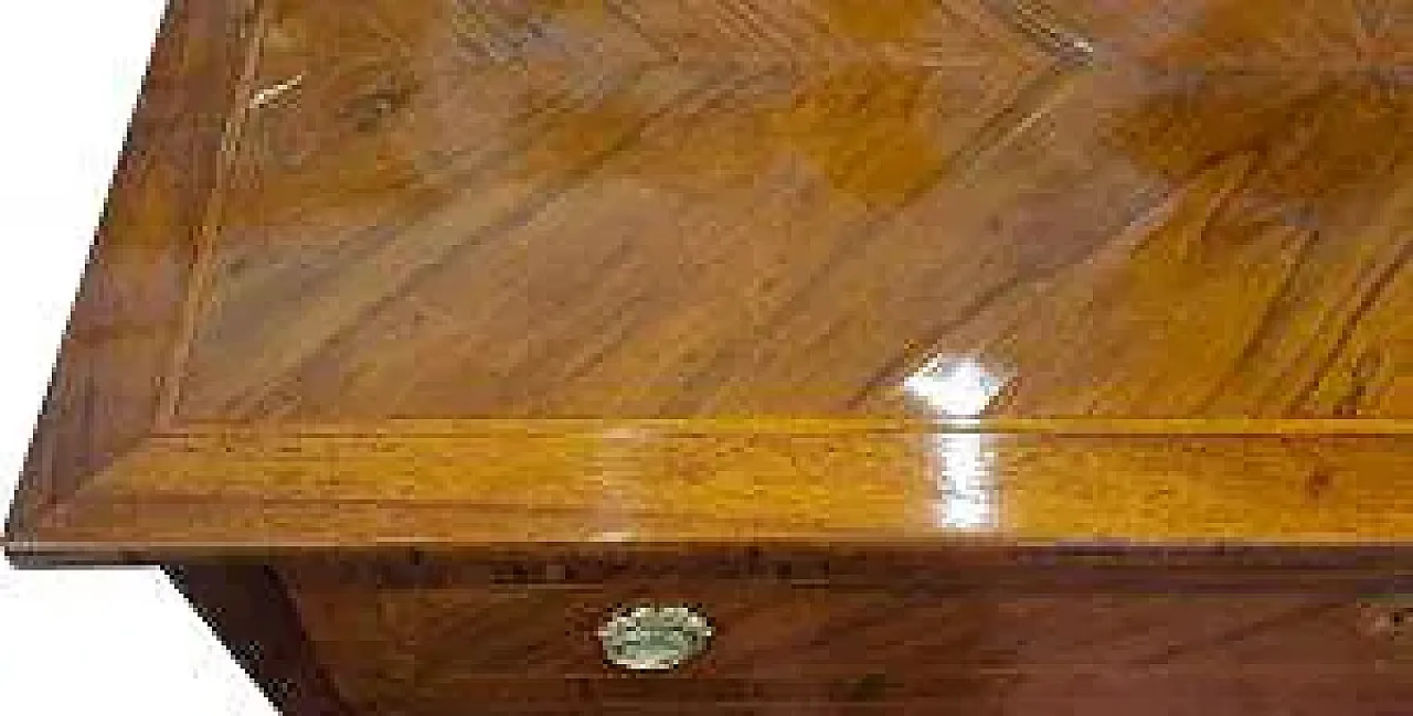 Cassettone a due cassetti in legno, '700 5