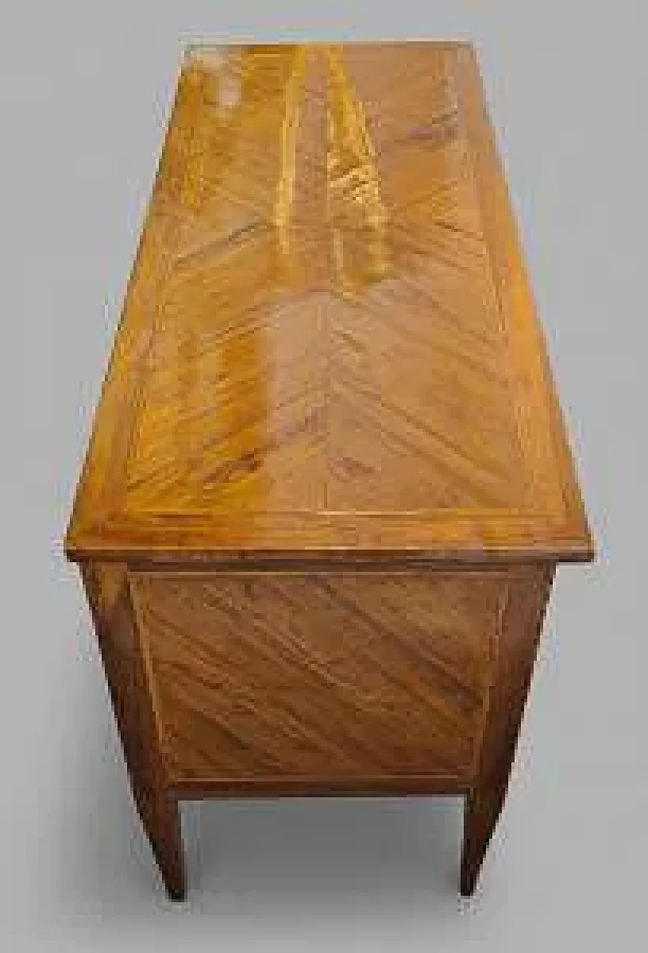 Cassettone a due cassetti in legno, '700 8