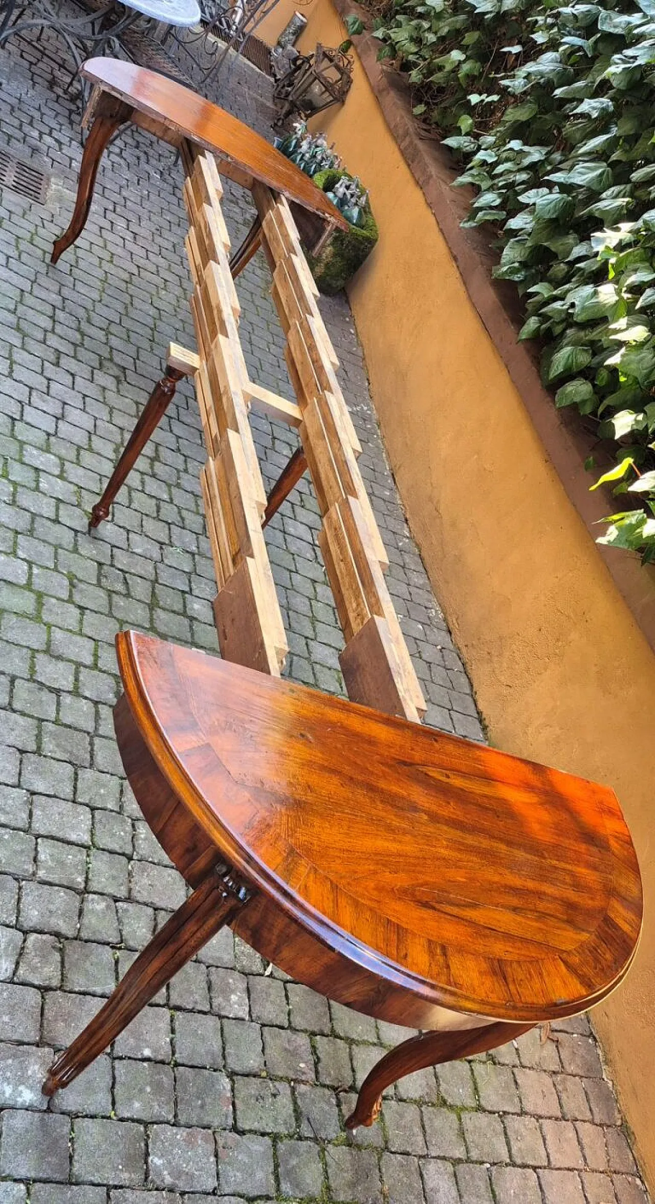 Tavolo allungabile in noce, '800 7