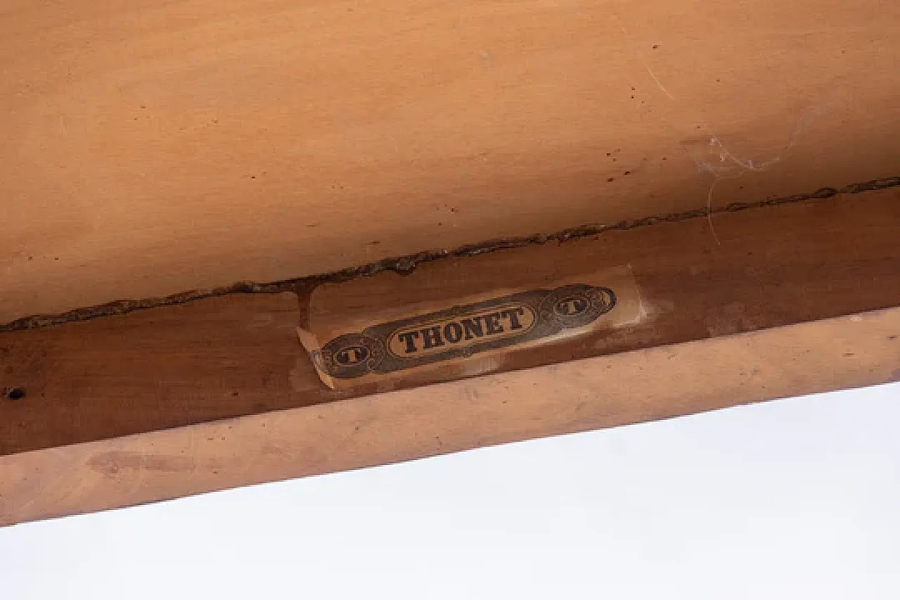 Coppia di poltrone Thonet, struttura in legno curvato, anni '40 6