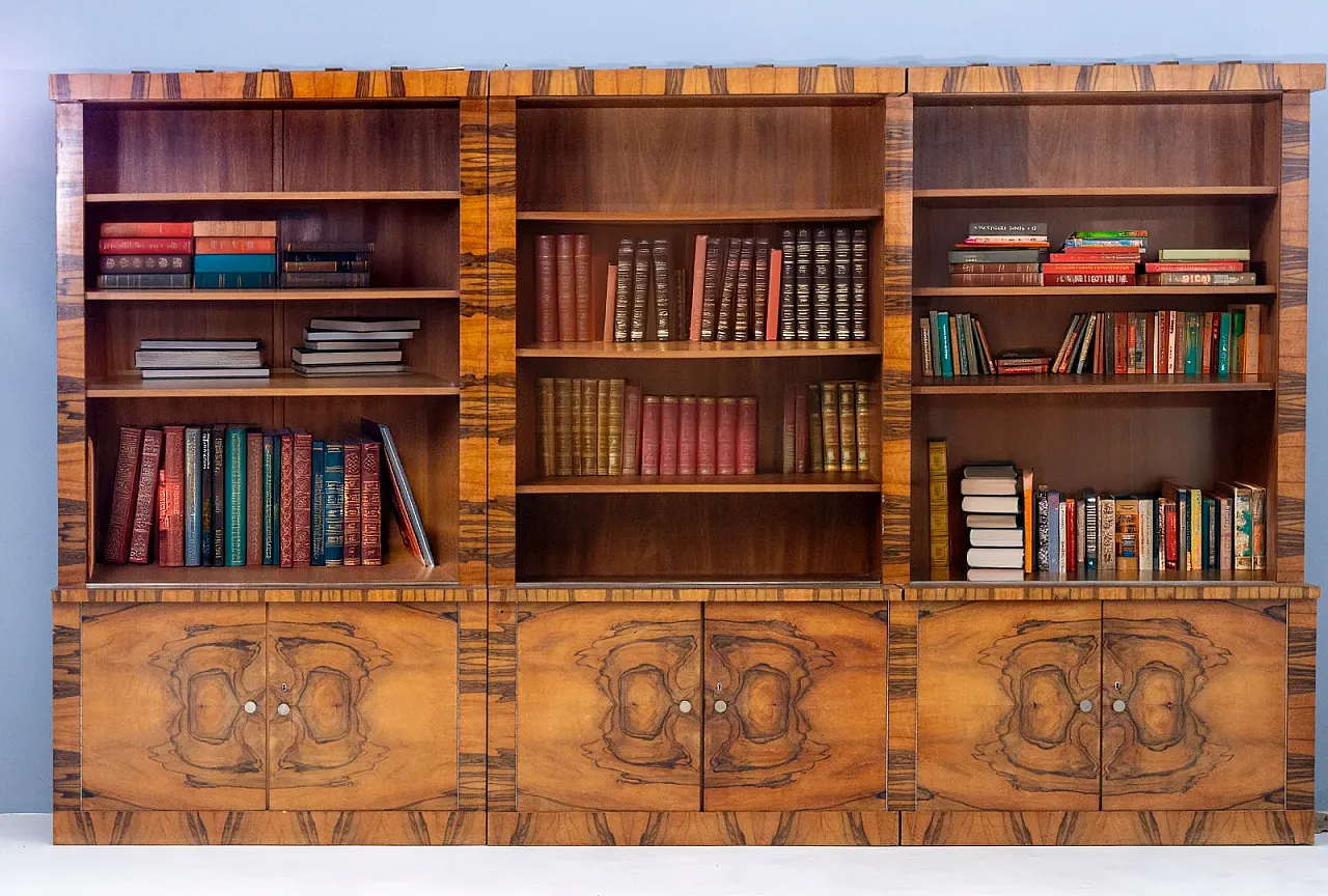 Grande libreria Art Déco, anni '30 1