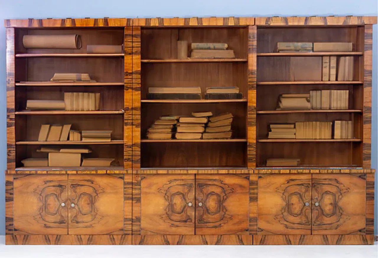 Grande libreria Art Déco, anni '30 2