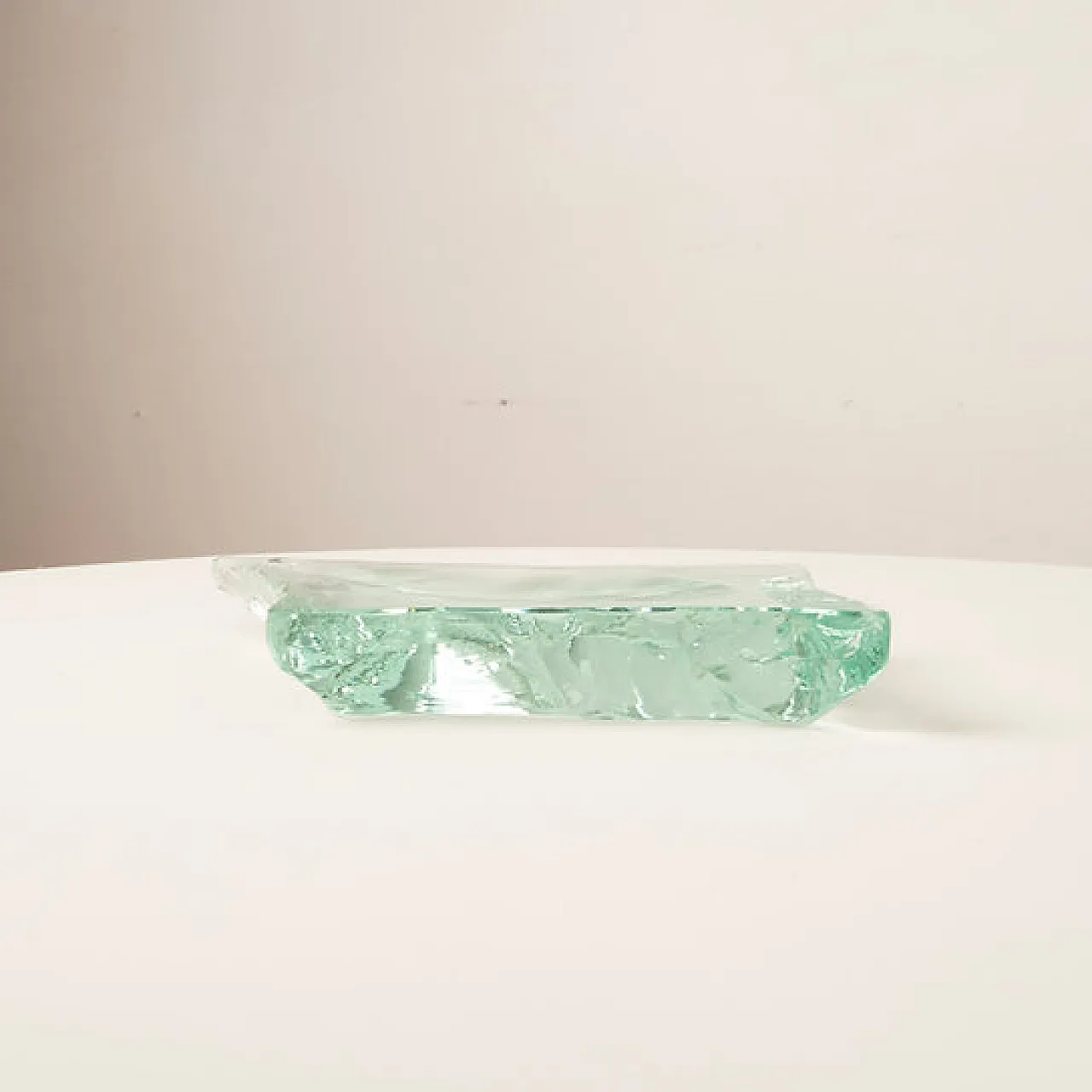Fontana Arte solid crystal ashtray, 1950s 10