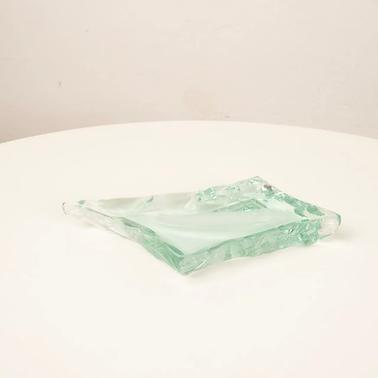 Fontana Arte solid crystal ashtray, 1950s 11