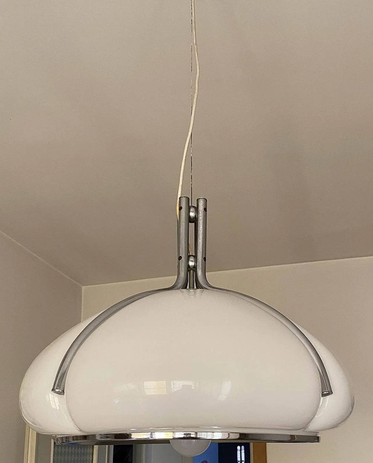 Gae Aulenti Quadrifoglio chandelier for Harvey Guzzini, 70s 4