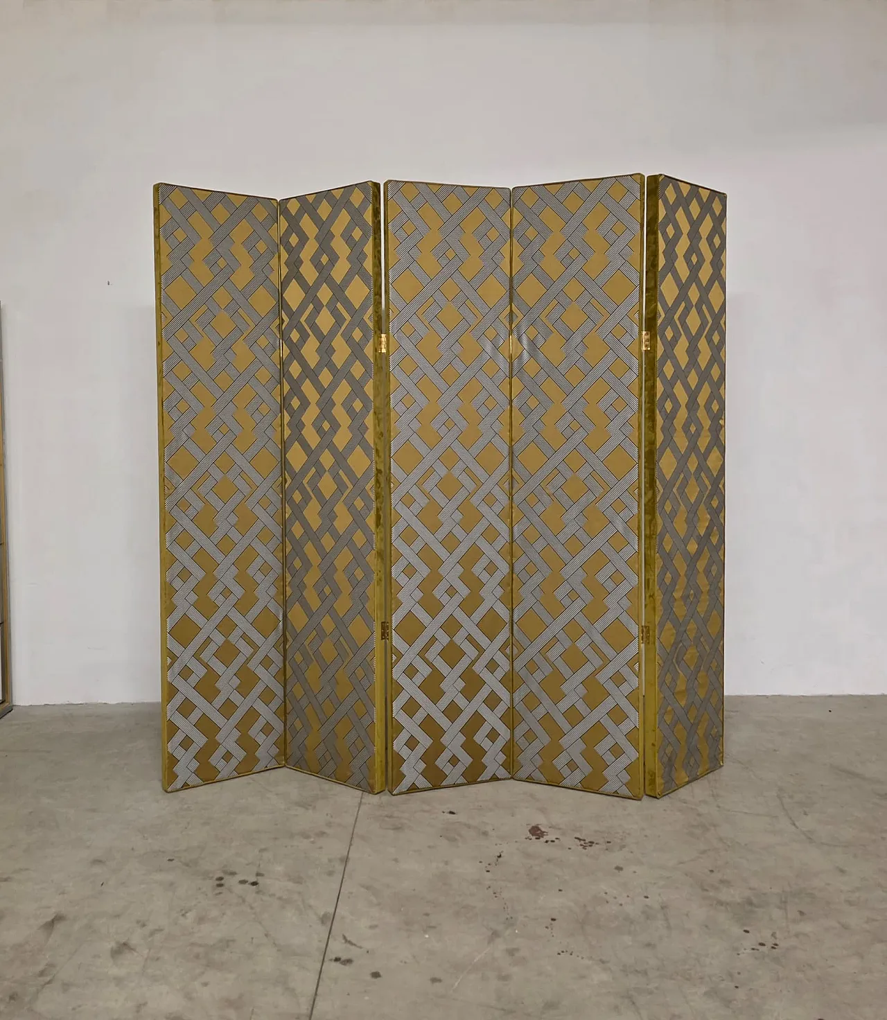 Paravento in stile Hollywood Regency, anni '70 1