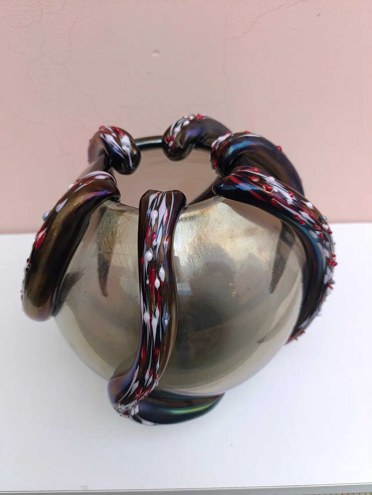 Sculpture vase Octopus by Venini, 2000s 2