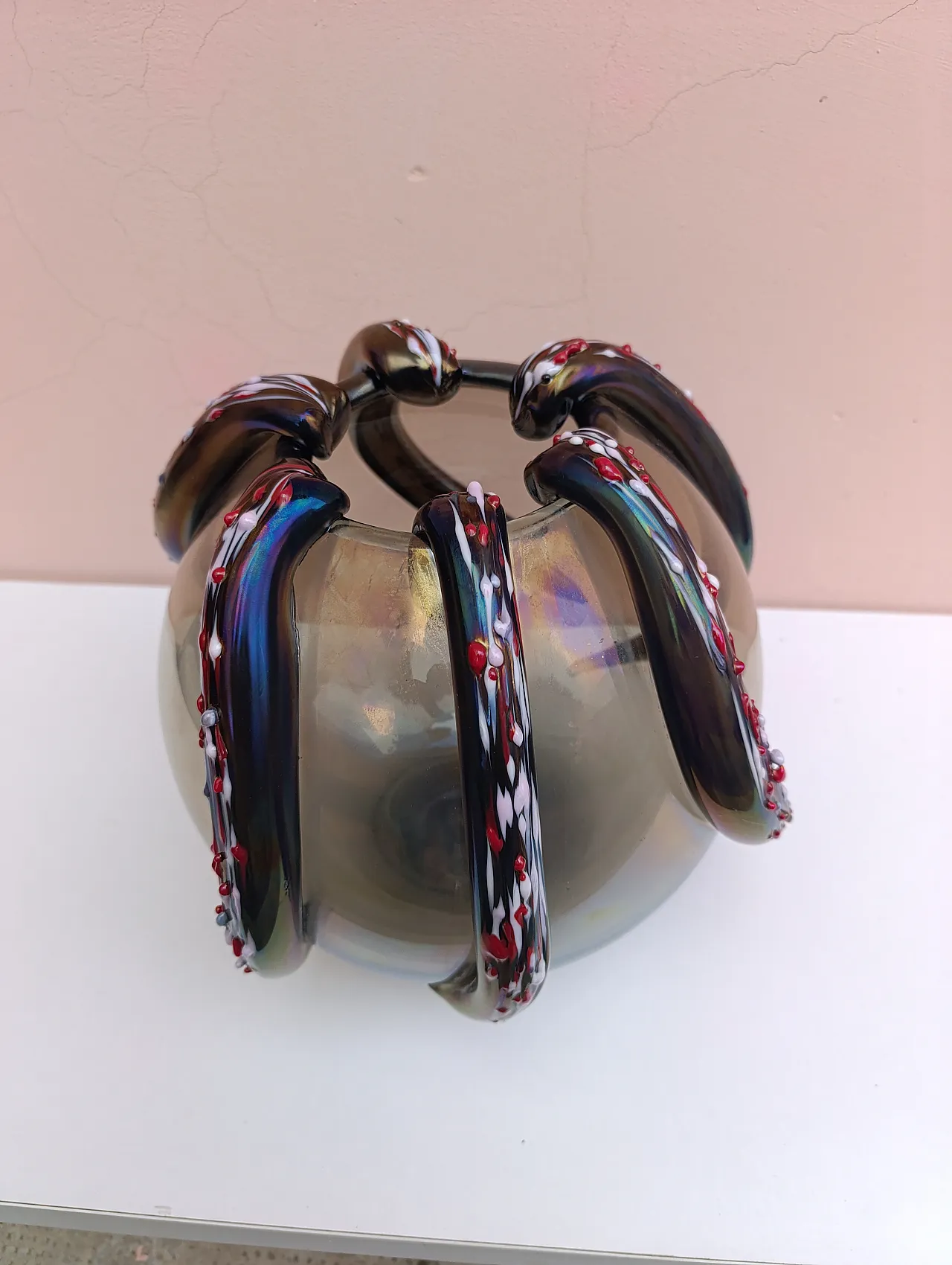 Sculpture vase Octopus by Venini, 2000s 3