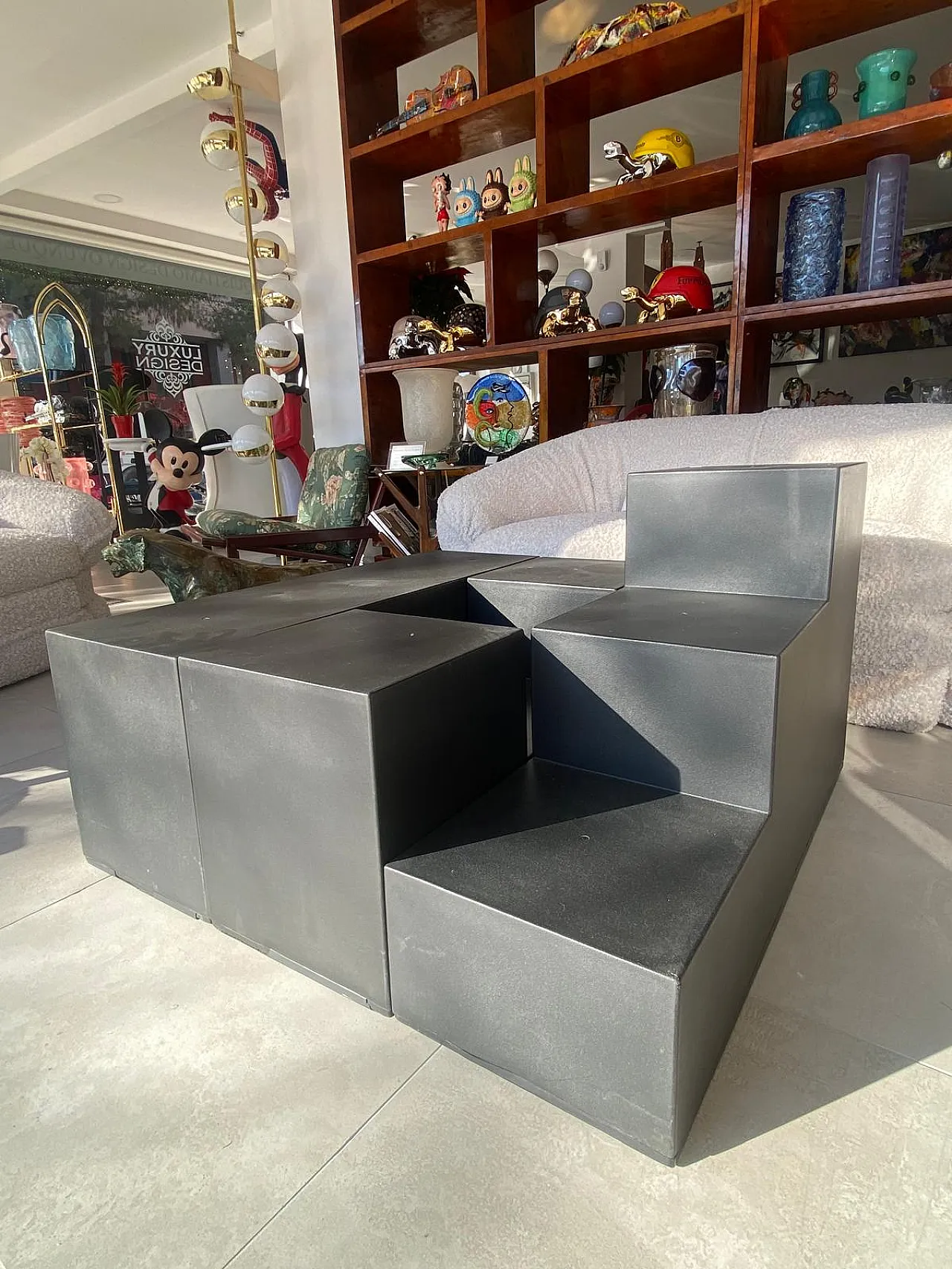 3 tavolini “Gli Scacchi” di Mario Bellini per B&B Italia, anni '60 2