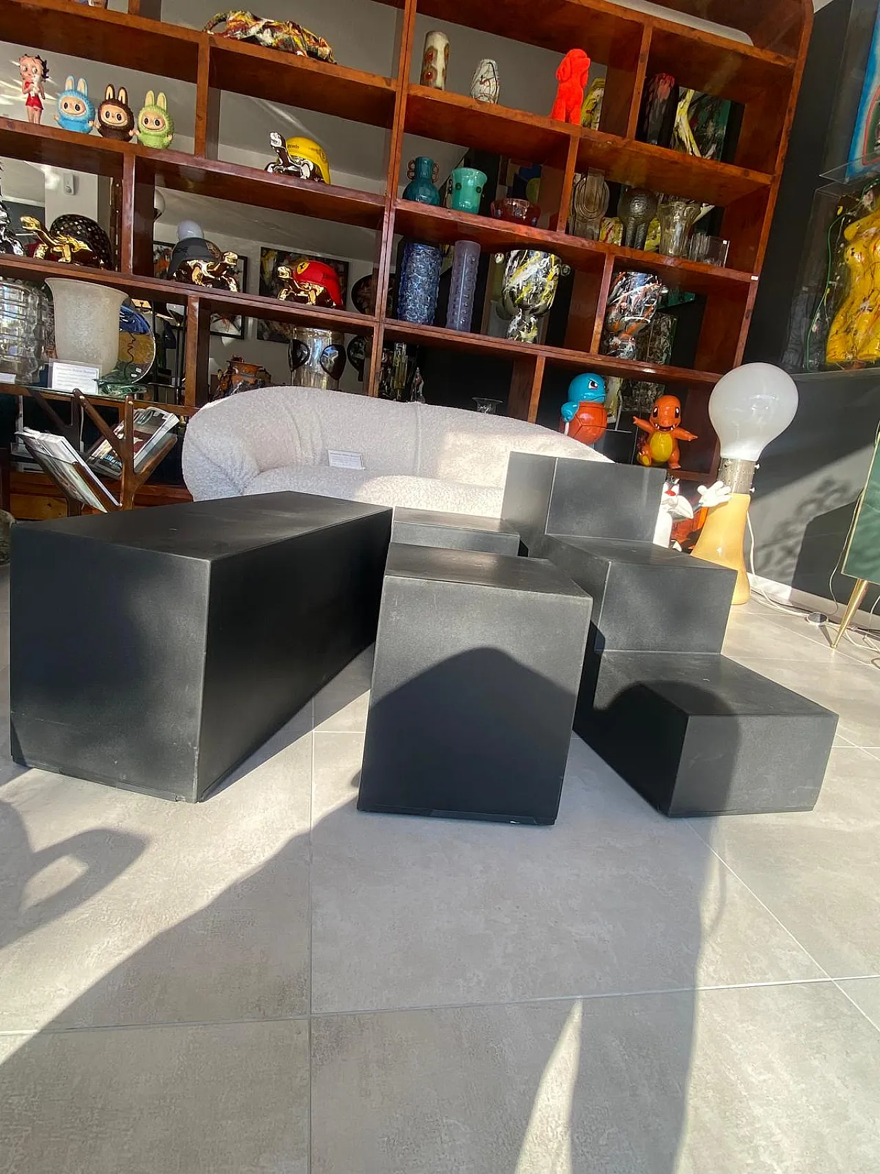 3 tavolini “Gli Scacchi” di Mario Bellini per B&B Italia, anni '60 4