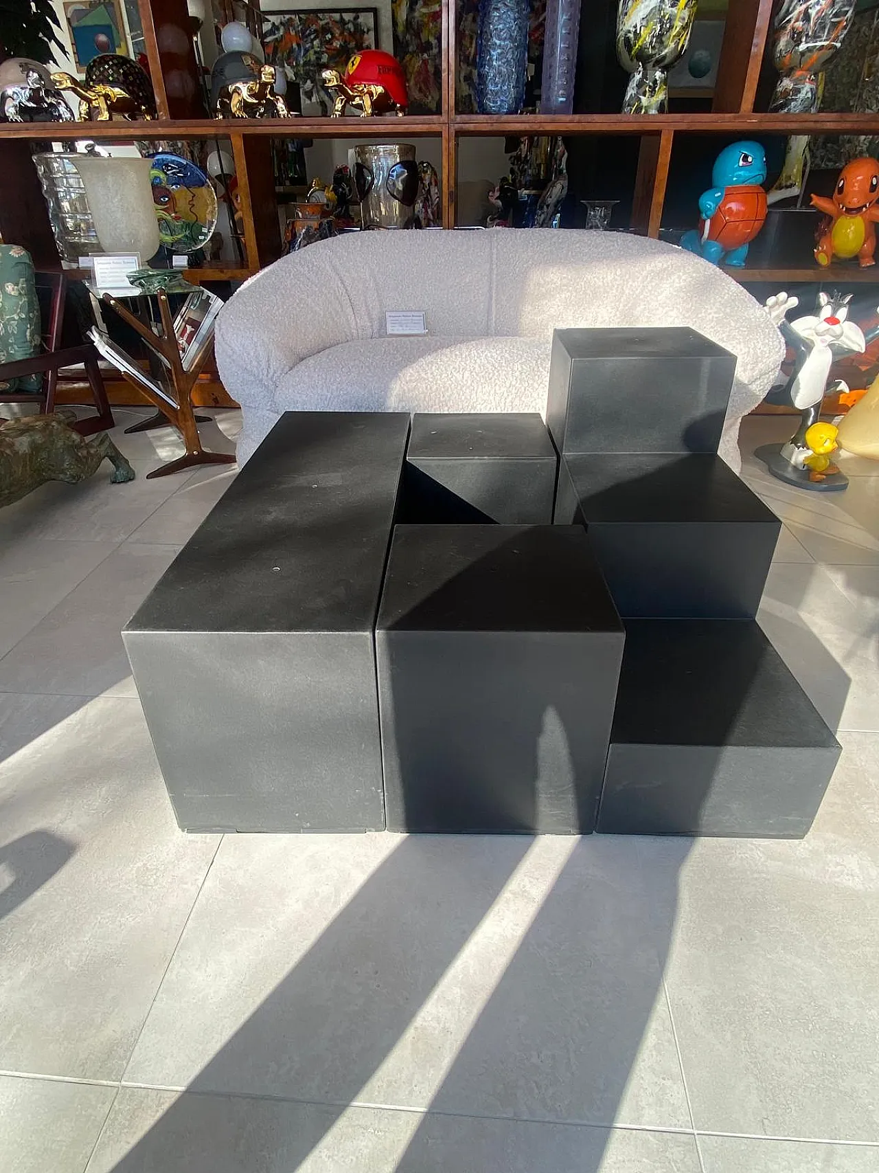 3 tavolini “Gli Scacchi” di Mario Bellini per B&B Italia, anni '60 5