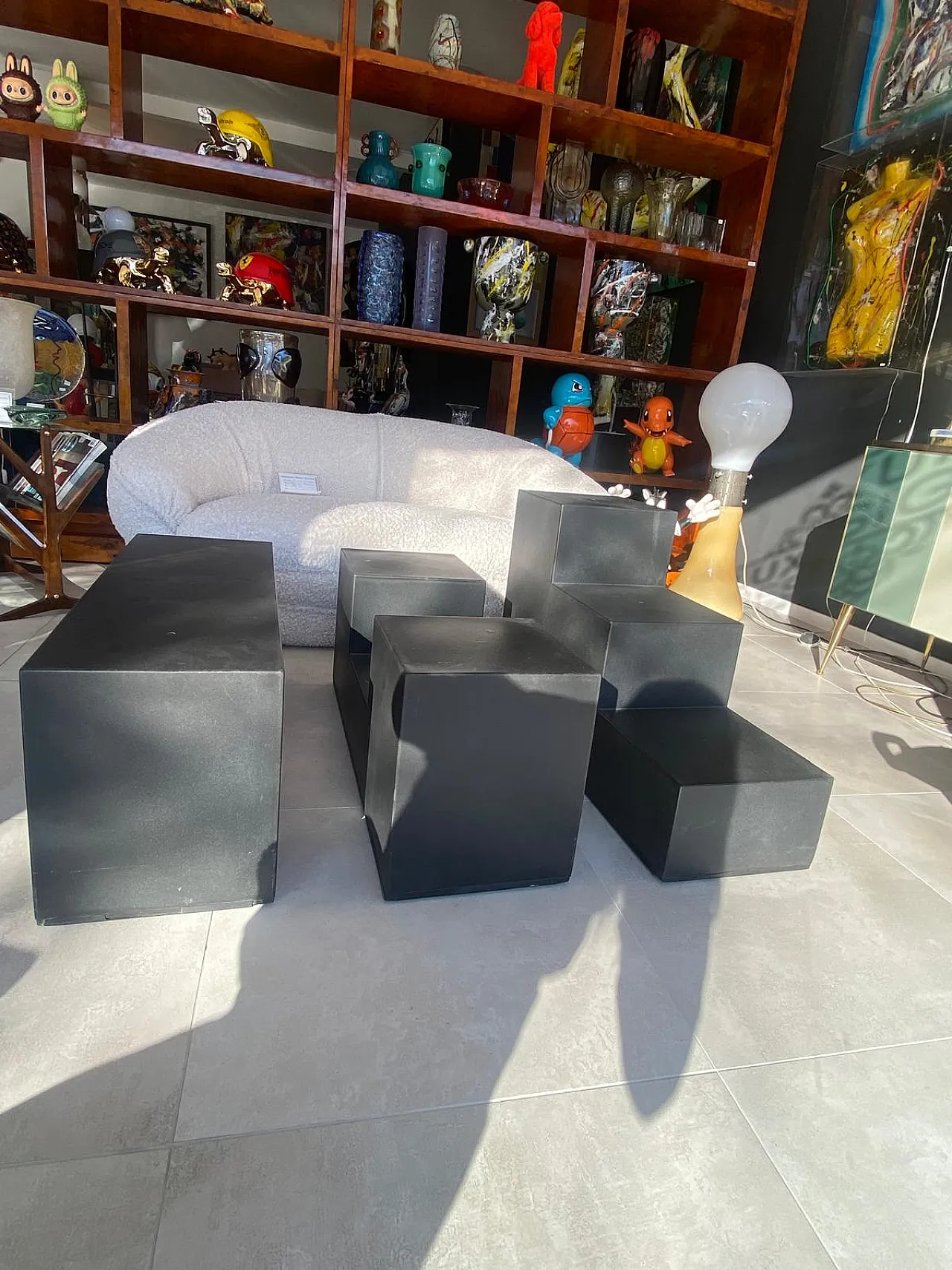 3 tavolini “Gli Scacchi” di Mario Bellini per B&B Italia, anni '60 6