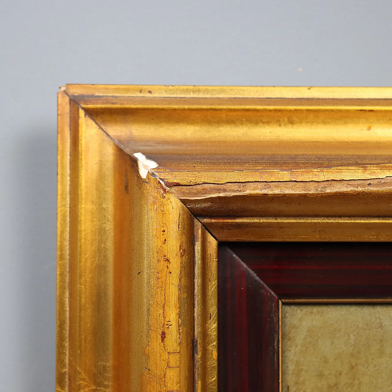 Wooded landscape, oil on canvas, 19th century 8