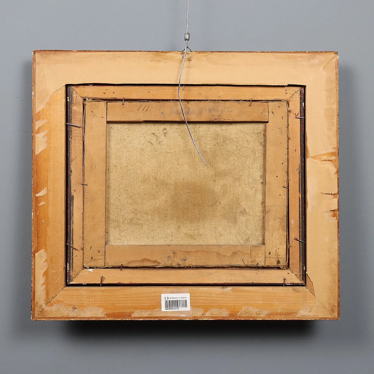 Wooded landscape, oil on canvas, 19th century 10